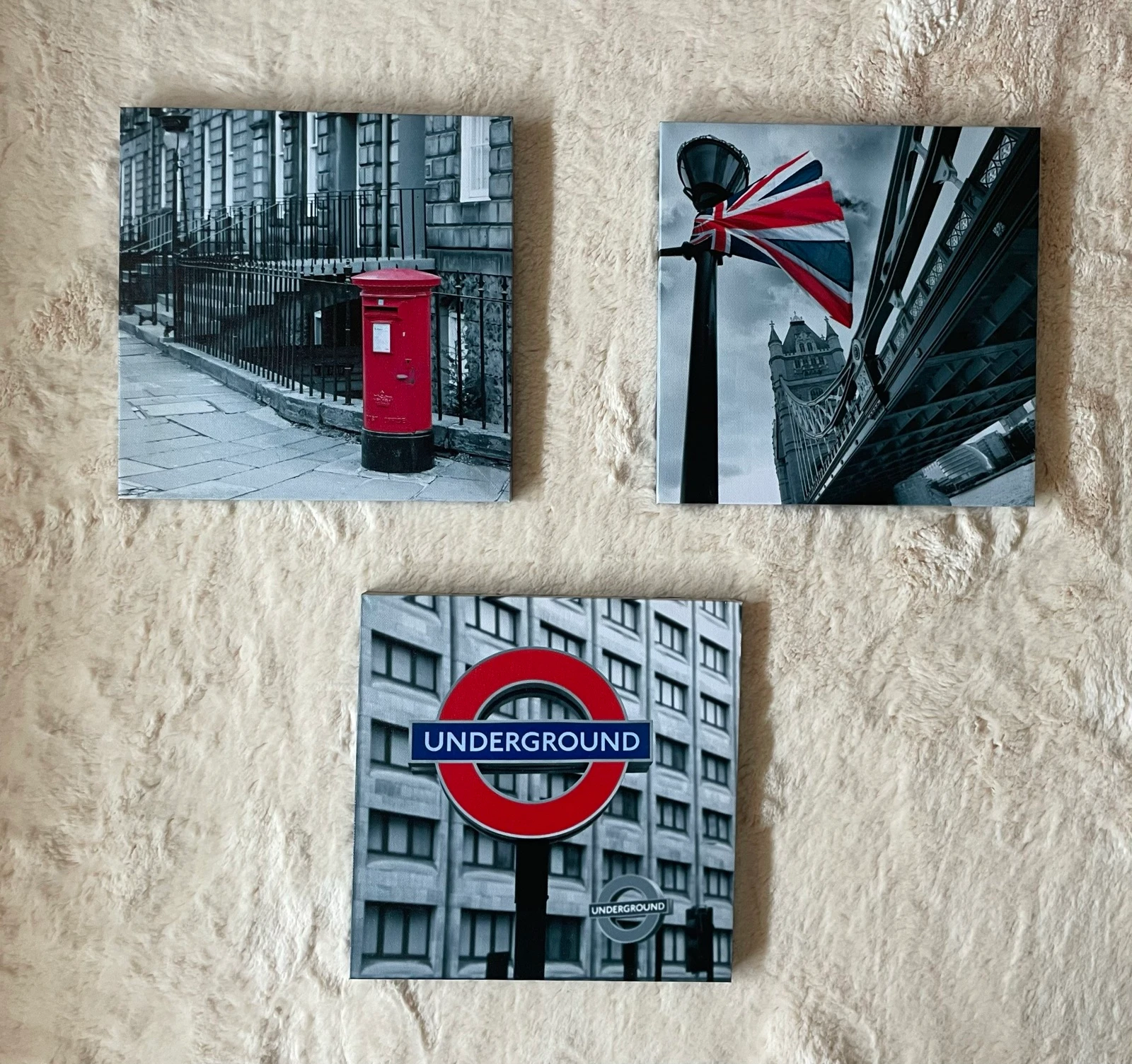 Cuadros decorativos Londres 23x23 cm